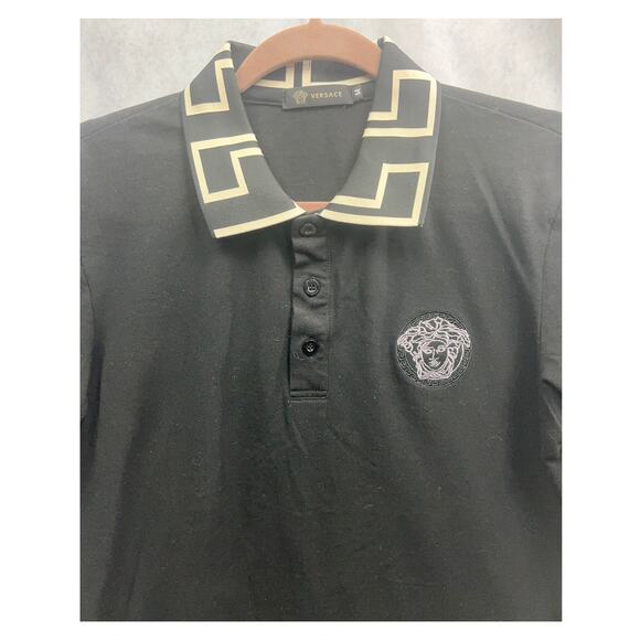 Polo Shirt Woman's With a Versace Logo Size M, Great Condition like new - Picture 4 of 9